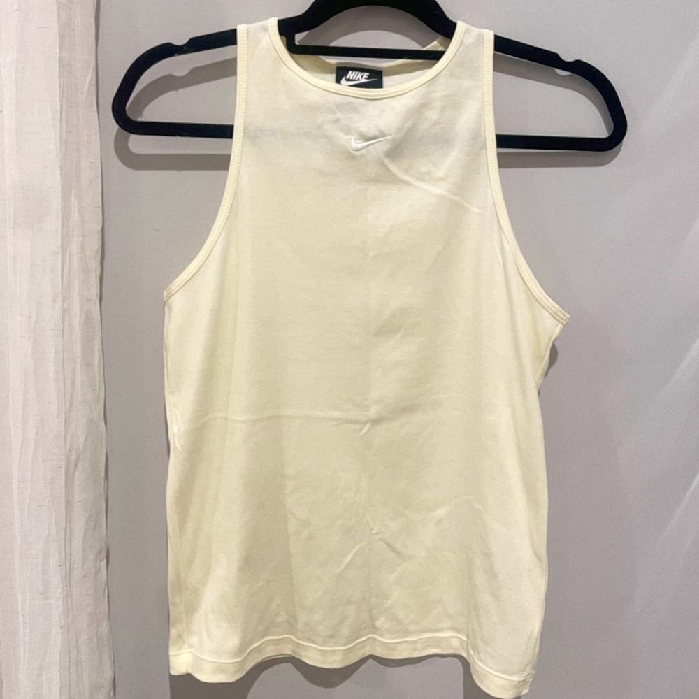 Pastel Yellow Workout Tank Top
